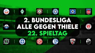 2. Bundesliga Prognose & Tipps 22. Spieltag | ALLE gegen THIELE!