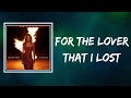 Céline Dion - For The Lover That I Lost (Lyrics)