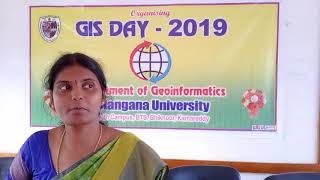 #GIS Day Dr. Prathigna asst pro. TU