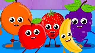 Five Little Fruits + Preschool Nursery Rhymes and Baby Songs