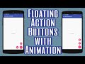 How to implement Floating Action Button Animation in Android (without plugin)