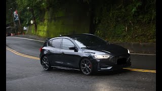 [4K] Ford Focus ST 6MT Following Suzuki Swift Sport | PURE SOUND