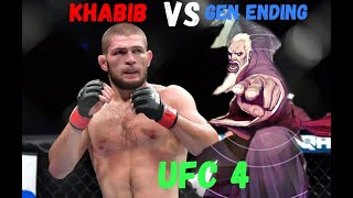 Khabib Nurmagomedov vs. Gen Ending | EA sports UFC 4 (Street Fighter)