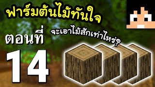 มายคราฟ 1.14.3: ไม้มันเยอะมากๆ #14 | Minecraft เอาชีวิตรอดมายคราฟ