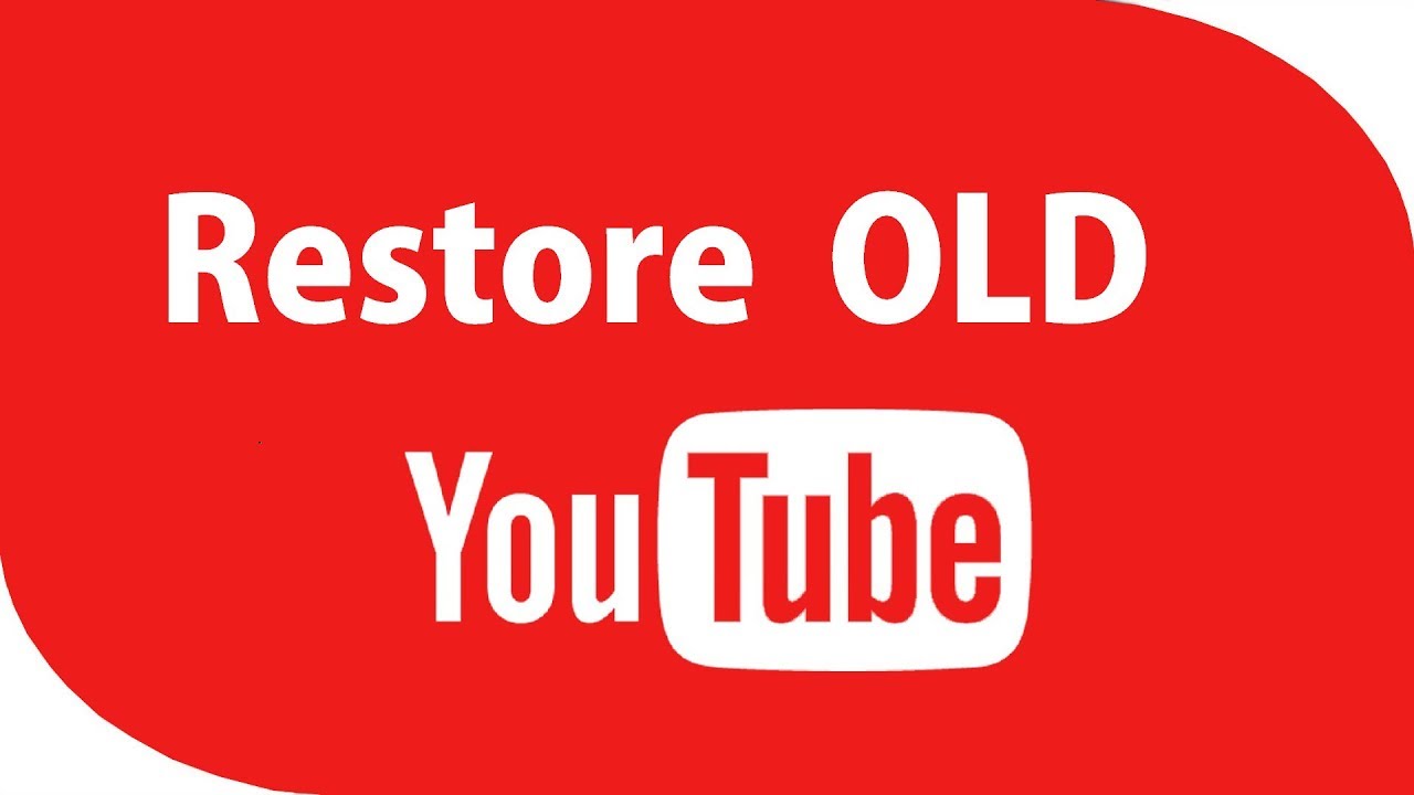 How To Restore The OLD YouTube Layout 2017 & How To Enable YouTube Dark ...