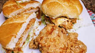 Zinger Burger Recipe Kfc Style | Crispy Chicken Burger Recipe | Pakistani Authentic Kitchen USA