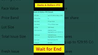 Racks & Rollers IPO Details or Storage Technologies & Automation Ltd IPO Review IPO GMP#ipo#shorts
