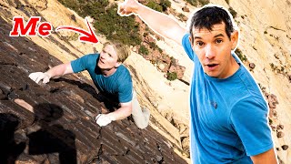 climbing with Alex Honnold   **Insane experience**