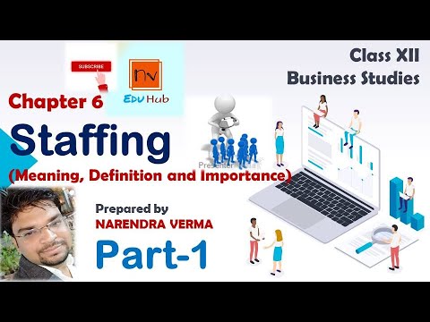 Staffing-Meaning, Definition & Importance|Part-1|Ch.6 Staffing|Class12 ...