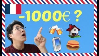 파리지앵에 한달 생활비 !!! VIVRE A PARIS AVEC 1000€/MOIS  ?!! 😵