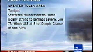 The Weather Channel IntelliStar 1 SD Local Forecast — 2008-05-27T01:18-0500 — Tulsa, OK