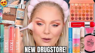 VIRAL *NEW* DRUGSTORE MAKEUP TESTED SUMMER 2023 😍 FIRST IMPRESSIONS MAKEUP TUTORIAL | KELLY STRACK