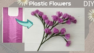 How To Make Flowers with Plastic Bags / DIY Ideas/如何用塑料袋做花 / DIY 创意（2022.12.15）