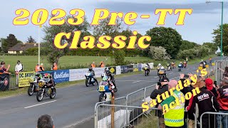 Pre TT Classic 2023 at Billown - Paddock, Qualifying & Saturday Races - Starts & Flybys SOUND UP!!!