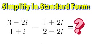 Simplifying Complex Numbers (Part 2)