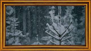 4K TV Motion Art | Tree in the Snow