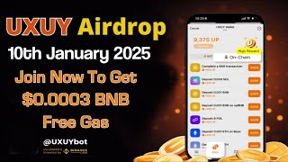 UXUY Wallet Airdrop | Backed By Binance Labs