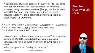 13.2 Multiple Linear Regression - Foundation Example