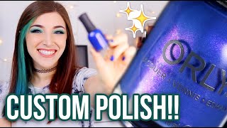 Making My Own Custom Nail Polish! (ORLY Color Labs Review) || KELLI MARISSA