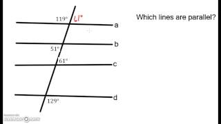 Proving Lines are Parallel Example 2