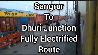 |Sangrur to Dhuri Junction |Fully Electrified Route|🚉🚉🚉