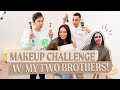 MY BROTHERS DO MY HALLOWEEN MAKEUP CHALLENGE | Kyline Alcantara