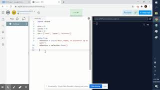 The while Loop, .lower(), random.choice(), break Statement - RPS Game | Intro To Python
