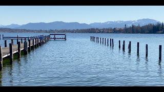 Am Starnberger See zwischen Seeshaupt und Bernried (in 4K)