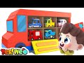 Five Little Cars🚨 | Vehicles Song | Learn Numbers | Nursery Rhymes & Kids Songs | Yes! Neo