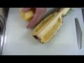 パイナップルの飾り切り　pineapple decorative cut garnish