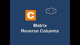 matrix reverse columns in c