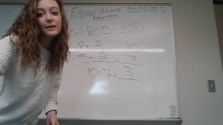 Subtraction : Equal Addends Algorithm