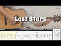 Lost Stars - Adam Levine | Fingerstyle Guitar | TAB + Chords + Lyrics