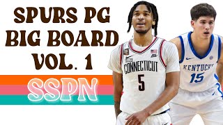 Spurs Point Guard Big Board Vol. 1 | SSPN Offseason