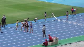 第71回大分県高等学校総合体育大会陸上競技大会女子4×400m決勝（伊藤－石橋－稲尾－坂本）