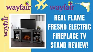 Real Flame Fresno Electric Fireplace TV Stand FULL REVIEW