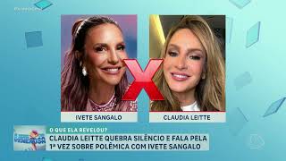 A HORA DA VENENOSA 29.01: Claudia Leitte quebra silêncio e fala sobre polemica com Ivete Sangalo