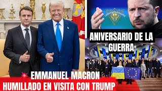 ULTIMA HORA! #TRUMP HUMILLA A #MACRON. NUEVA ESTRATEGIA PARA UCRANIA, EUROPA REDOBLA ESFUERZOS