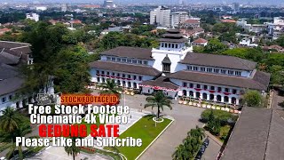 Gedung Sate Kota Bandung 4K Free Footage