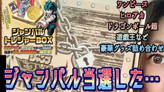 【超豪華】ジャンバルトレジャーボックス当選した…ヒロアカ 遊戯王 DB ダイの大冒険 ワンピース等グッズ詰め合わせ【ジャンプビクトリーカーニバル】