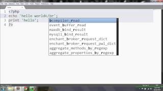PHP Tutorial 4- echo and print