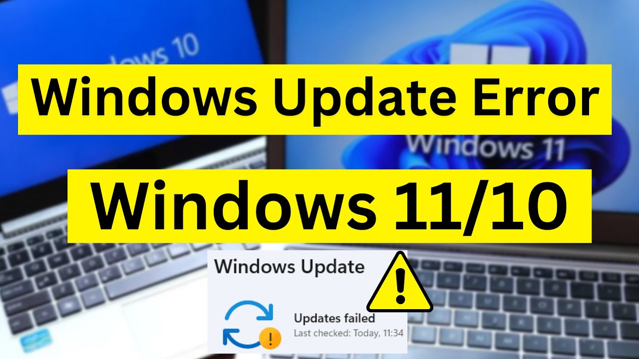 How To Fix Windows Update Error Problems In Windows 11/10 In 2023