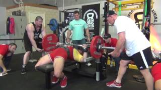 Dan Rucci Bench Attempt 1 - 132.5kg @ 88.15kg - Twilight Bench Comp.