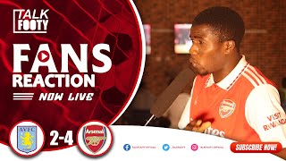 Aston Villa 2-4 Arsenal | Nigerian Fans Reaction | Premier League Highlights