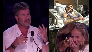 Evie Clair: Simon Cowell CHOKES UP While Her Sick Dad Watches Her Sing From The