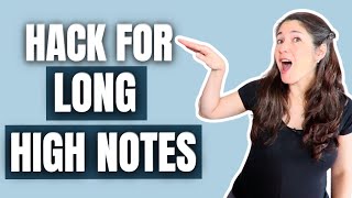 QUICK TIP: HACK FOR HIGH SUSTAINED NOTES (long pitches)