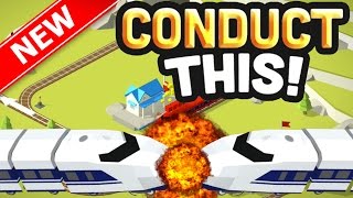 STOPPING TRAINS FROM CRASHING!! | NEW ADDICTIVE Conduct THIS Game! | (IOS/Android)