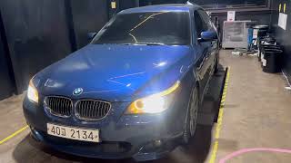 BMW E60 535d 엔진오일 셀프교체 (BMW E60 535d Engine oil self change)