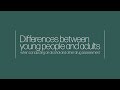 Differences between young people and adults when conducting an alcohol and other drug assessment