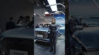 AI robot at Beijing Auto Show？#ai #chinacar #ev #autoshow #shorts